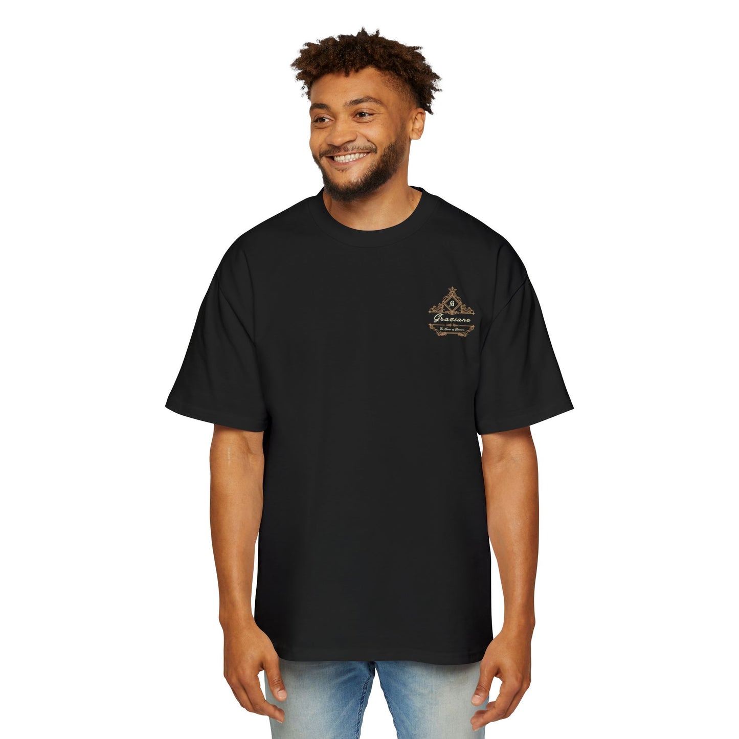 Men's Heavy Oversized Tee - Chill Vibe Summer Shirt, Casual Streetwear, Unisex Gift, Relaxed Fit Tee, Everyday Comfort Wear