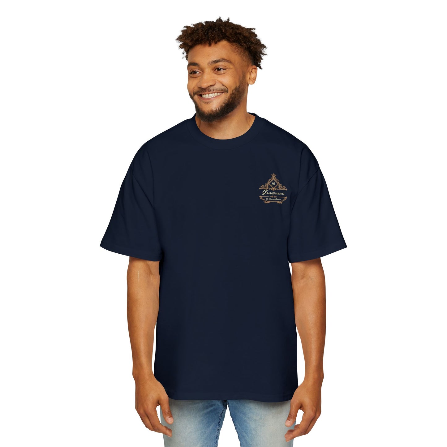 Men's Heavy Oversized Tee - Chill Vibe Summer Shirt, Casual Streetwear, Unisex Gift, Relaxed Fit Tee, Everyday Comfort Wear